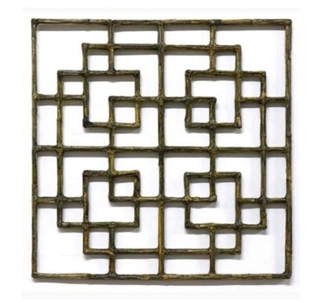 some squares crossed together.