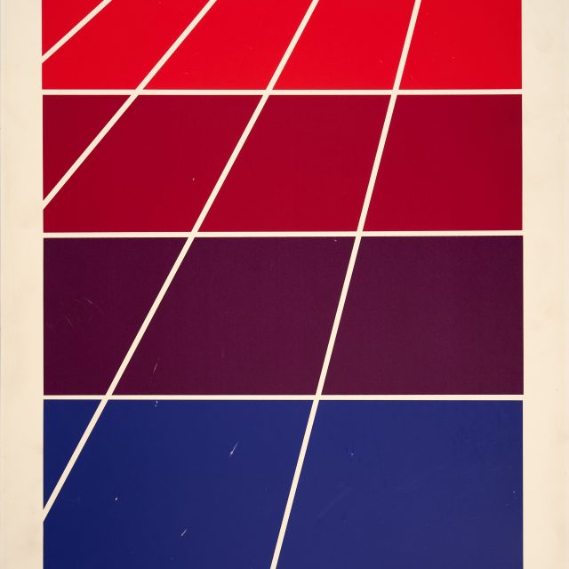 geometric abstract, lines, red purple blue