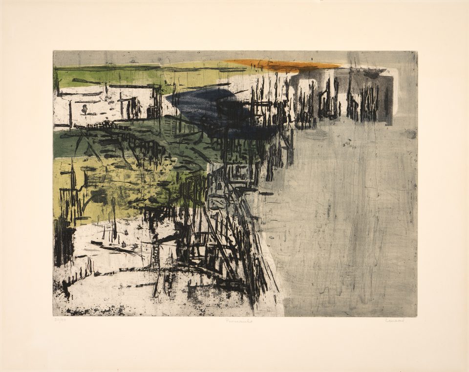 landscape, semi abstract,