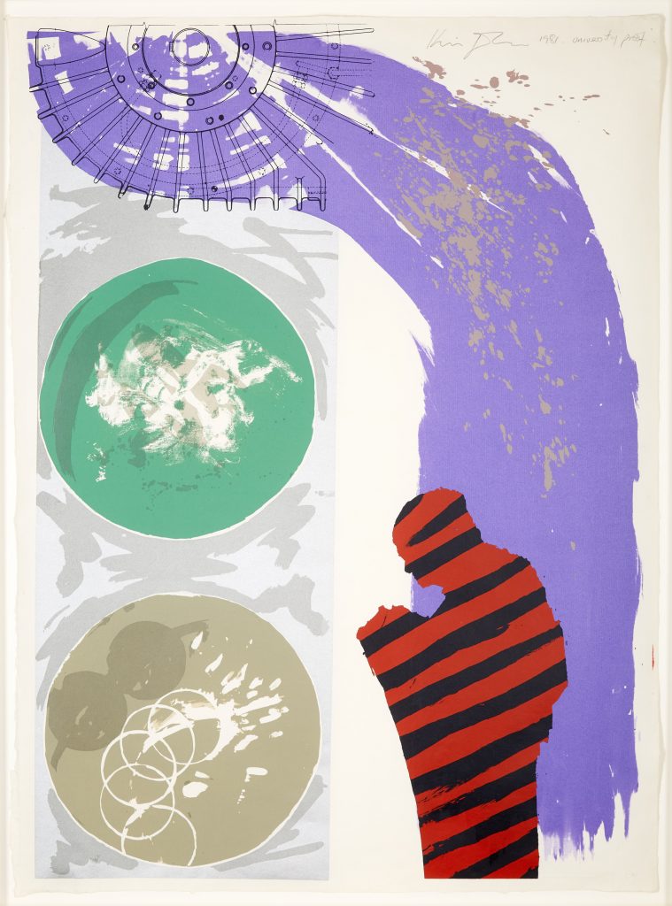 abstract with figure, circles