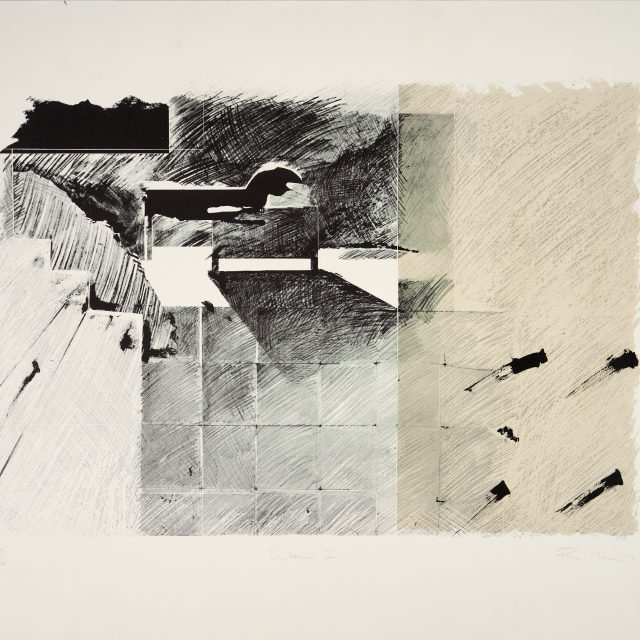 semi abstract interior, black and white, light and shadow