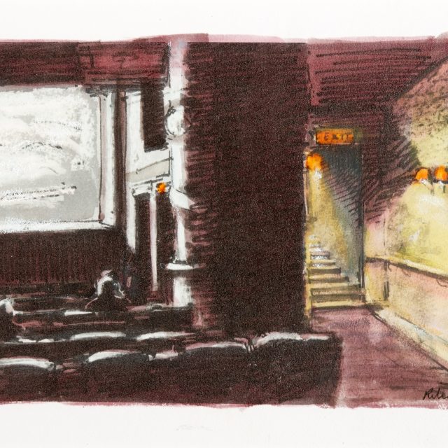 cinema interior, room