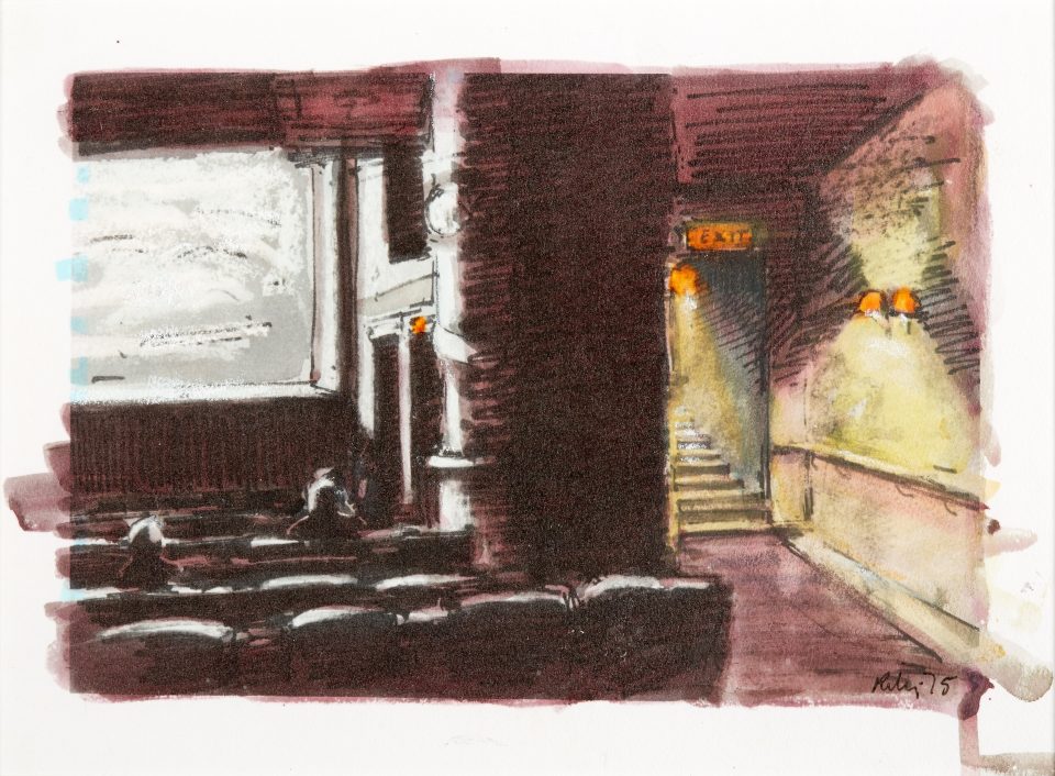 cinema interior, room