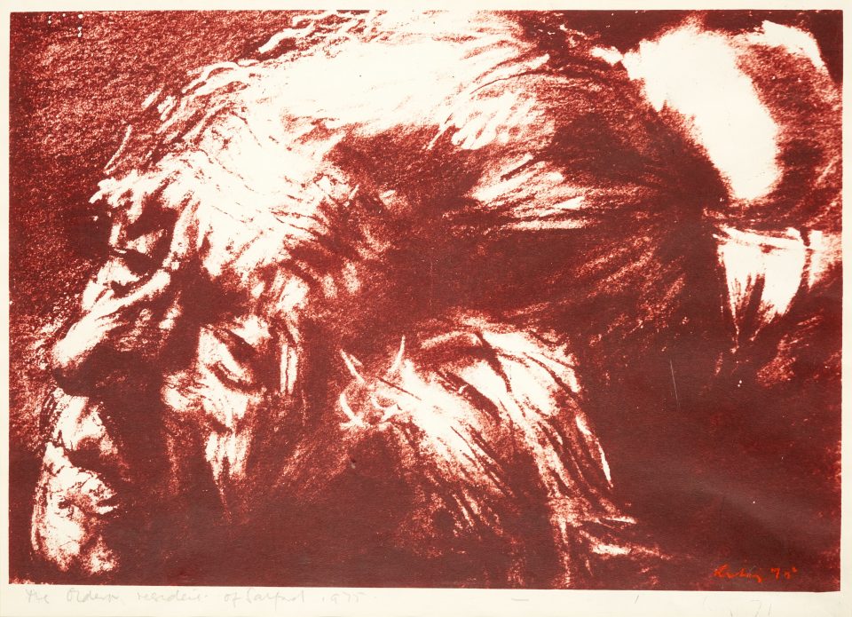 portrait of elderly lady